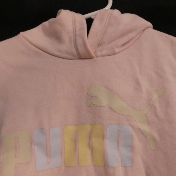 PUMA | size 8 | Pink Hooded Sweatshirt / Hoodie - Picture 6 of 16